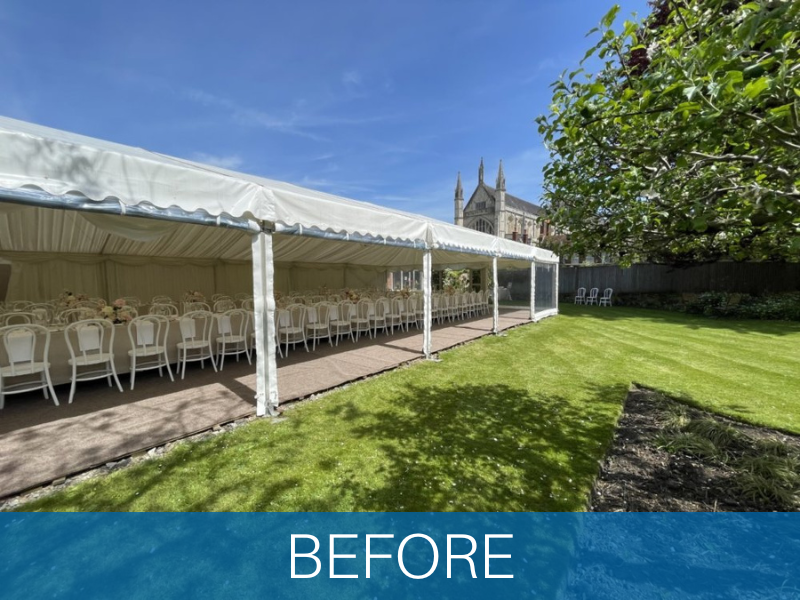 Winchester Cathedral - The Garden Marquee